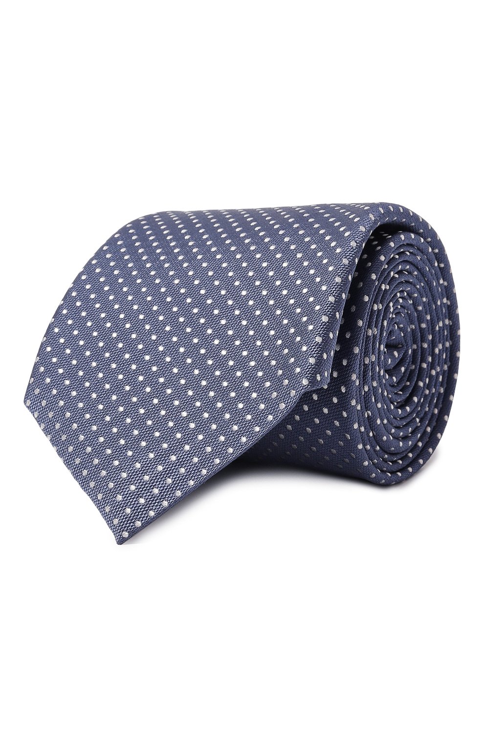 Шелковый галстук CANALI синего цвета по цене 17600 руб., арт. 18/HJ03735, фото 1 Шелковый галстук CANALI, арт. 18/HJ03735, фото 1