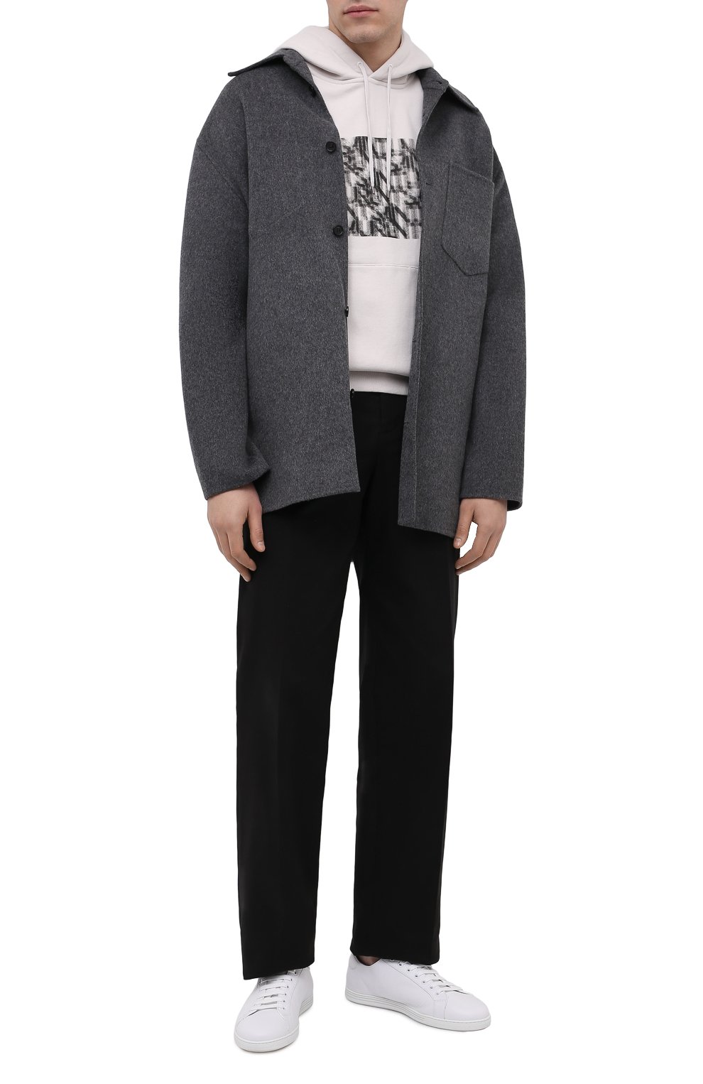 Хлопковое худи SAINT LAURENT, арт. 665272/Y36HQ, фото 2