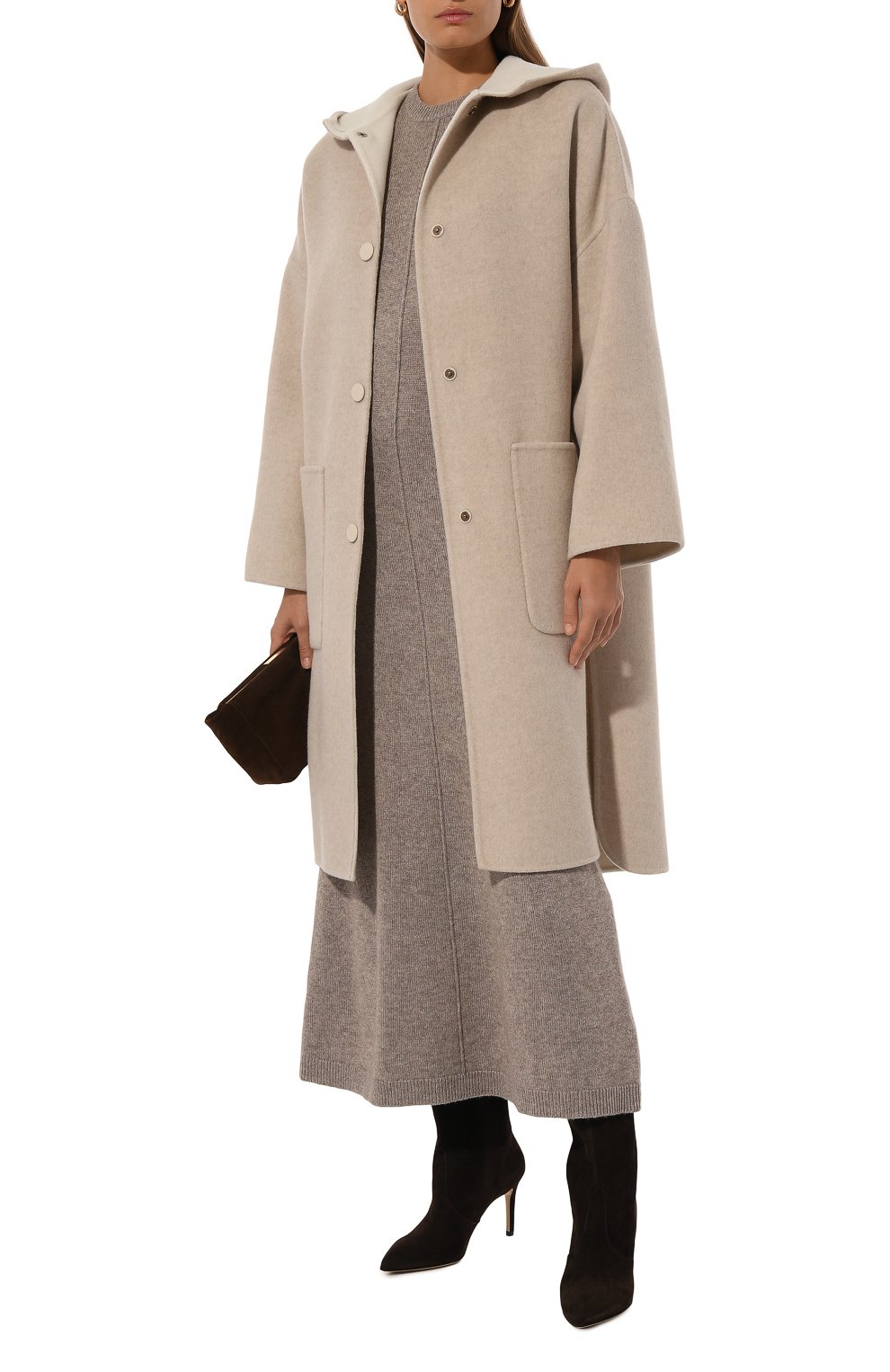 Кашемировое пальто AGNONA, арт. TL0801E/D7044E, фото 2