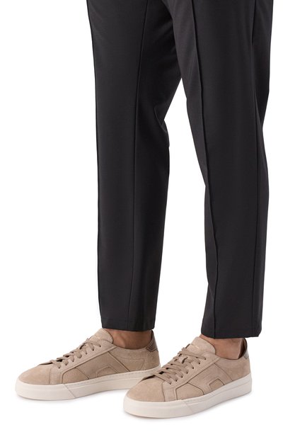 Замшевые кеды gloria SANTONI, арт. MBGG21967PNNCEAT, фото 3