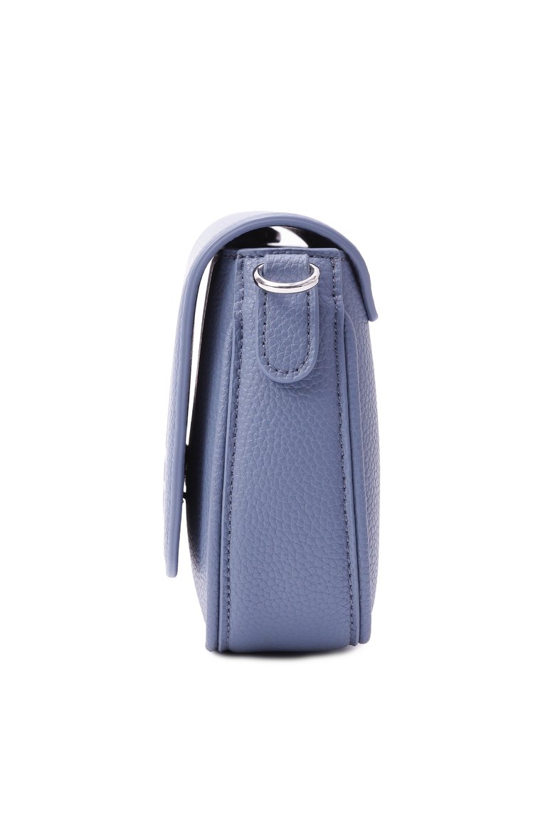 Женская сумка EMPORIO ARMANI голубого цвета, арт. EW000538/AF12036 | Фото 4 (Ремень/цепочка: На ремешке; Материал: Экокожа; Размер: mini)