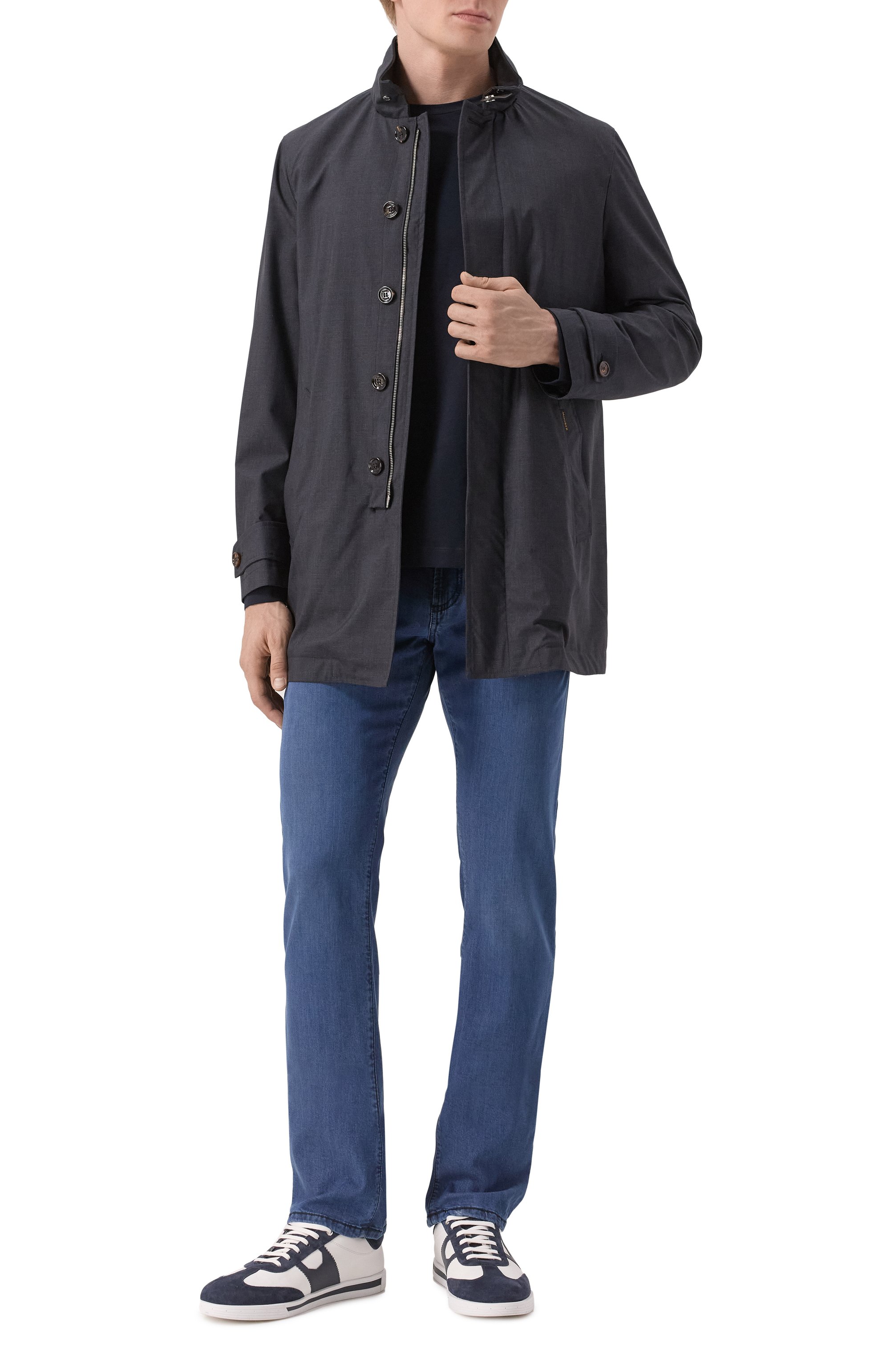 Плащ из шерсти и шелка duca-l5 MOORER, арт. DUCA-L5, фото 2