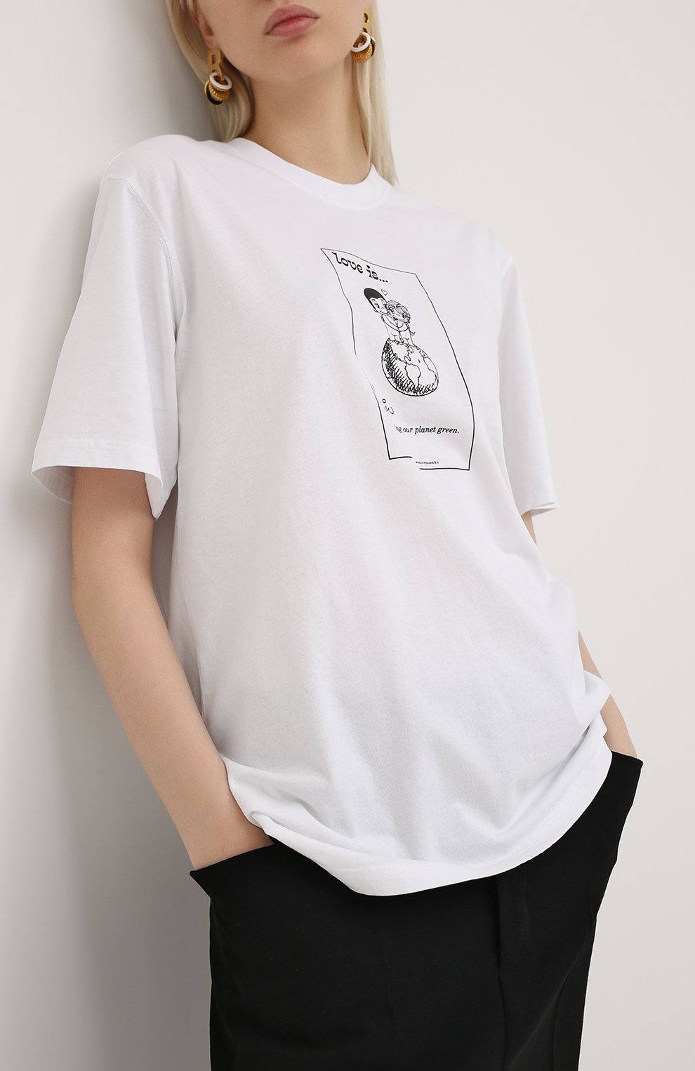 Хлопковая футболка VETEMENTS, арт. UAH21TR684 1600/W, фото 3