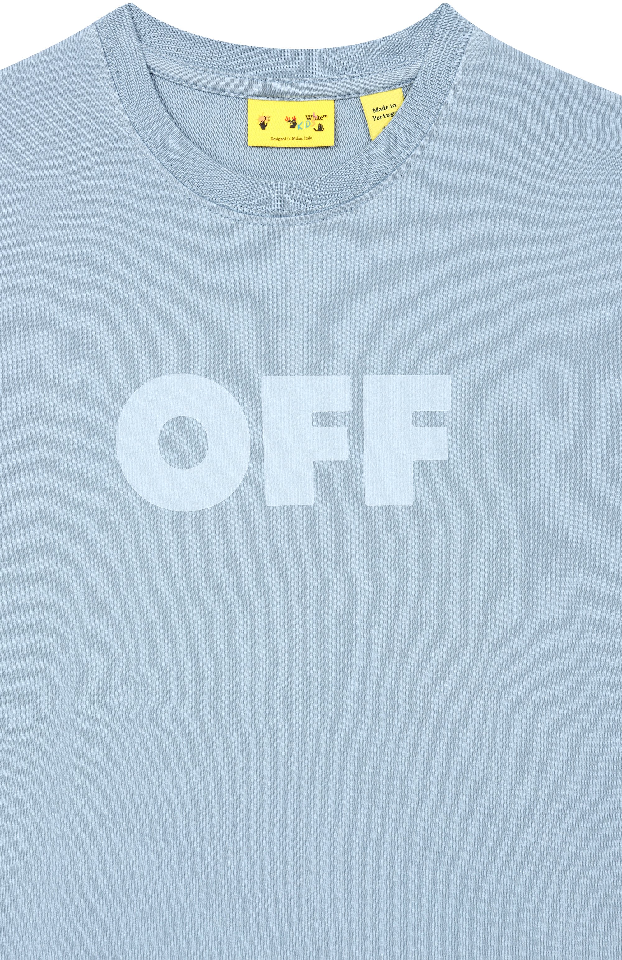 Хлопковая футболка OFF-WHITE, арт. 0GAA001S26JER009_001, фото 3