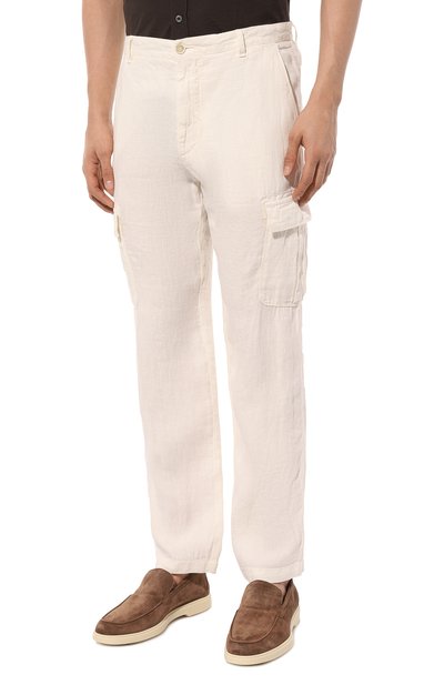 Льняные брюки-карго 120% LINO, арт. 31ALIM29DX/000D943/000, фото 3