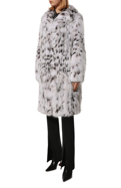 Шуба из меха рыси KITON, арт. D54689X0489A/LRUF, фото 3