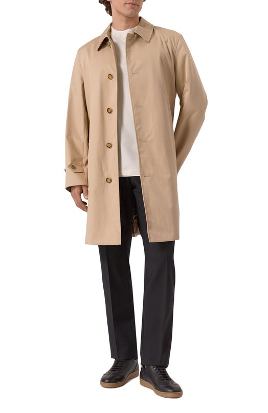 Хлопковая футболка Brunello Cucinelli M0B137427 Кремовый  M0B137427 Фото 2