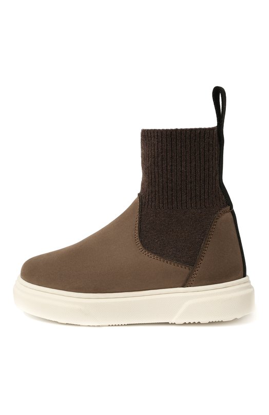 Кожаные слипоны Montelpare Tradition Коричневый, фото 2