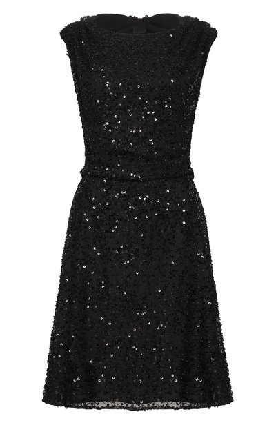 Женское платье с отделкой пайетками EMPORIO ARMANI, арт. EW004597/AF25600