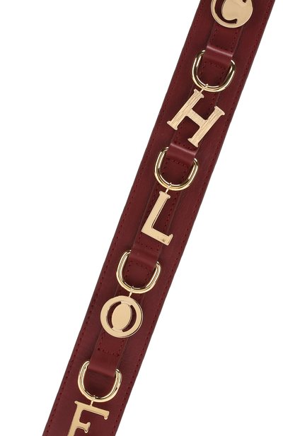 Кожаный ремень для сумки с подвесками CHLOÉ, арт. CHC18AD806H1Z, фото 3