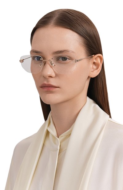 Оправа LUNETTERIE GENERALE золотого цвета по цене 77250 руб., арт. RENDEZ-V0US AU PARADIS MEDIUM T0RT0ISE, фото 3 Оправа LUNETTERIE GENERALE, арт. RENDEZ-V0US AU PARADIS MEDIUM T0RT0ISE, фото 3