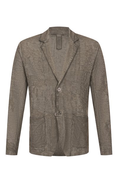 Мужской пиджак изо льна и хлопка TRANSIT, арт. CFUTRZ18531E