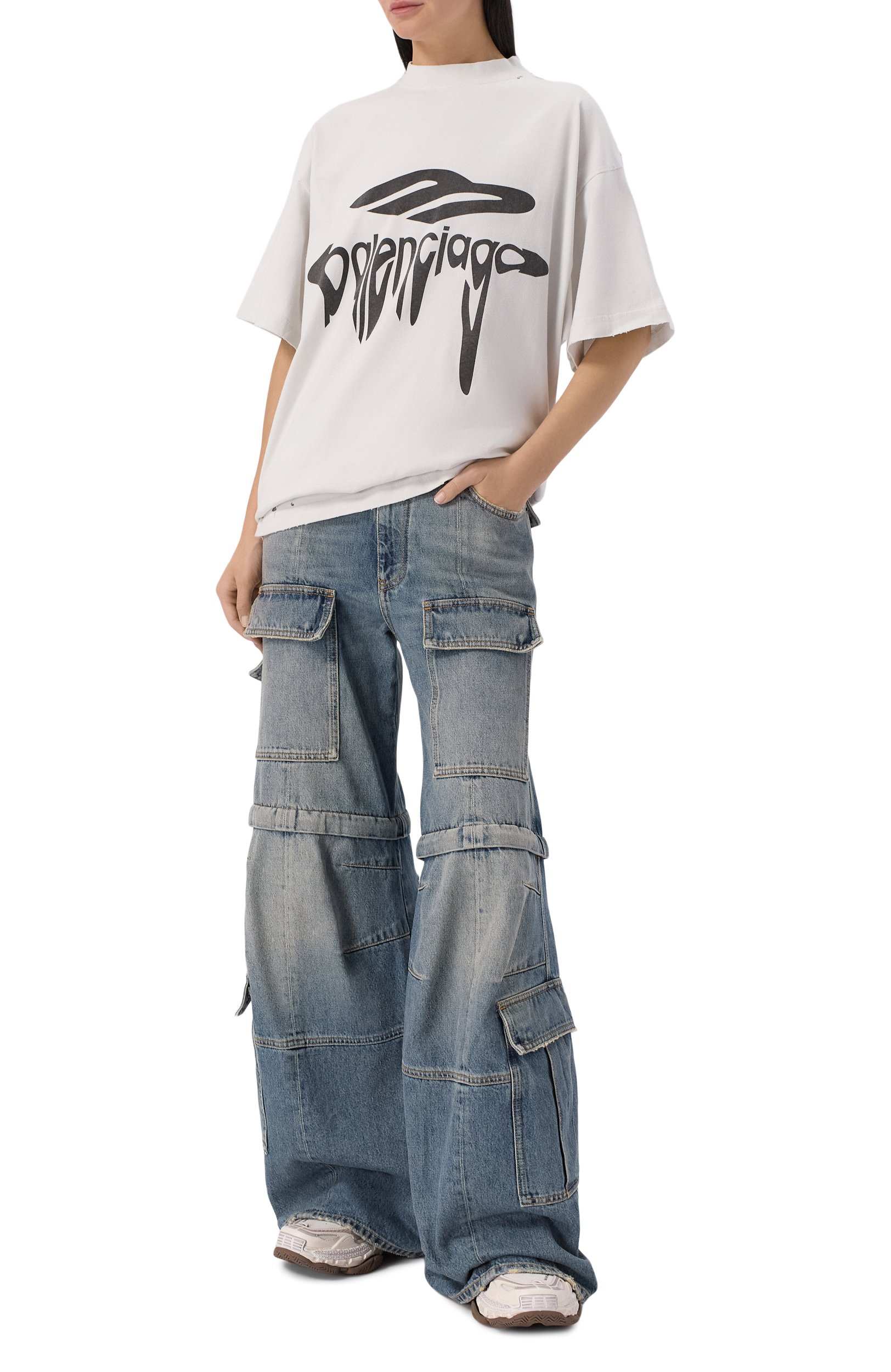Комбинированные кроссовки triple s BALENCIAGA, арт. 865851/WTRS2, фото 3