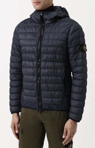 Пуховая куртка на молнии с капюшоном STONE ISLAND, арт. 681540124, фото 3