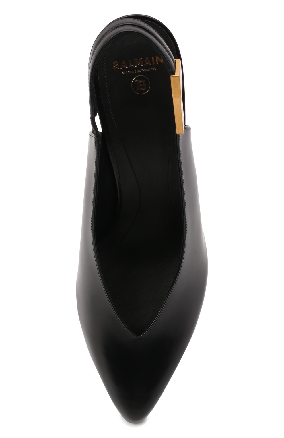 Кожаные туфли BALMAIN, арт. WN0UK686/LVIT, фото 6