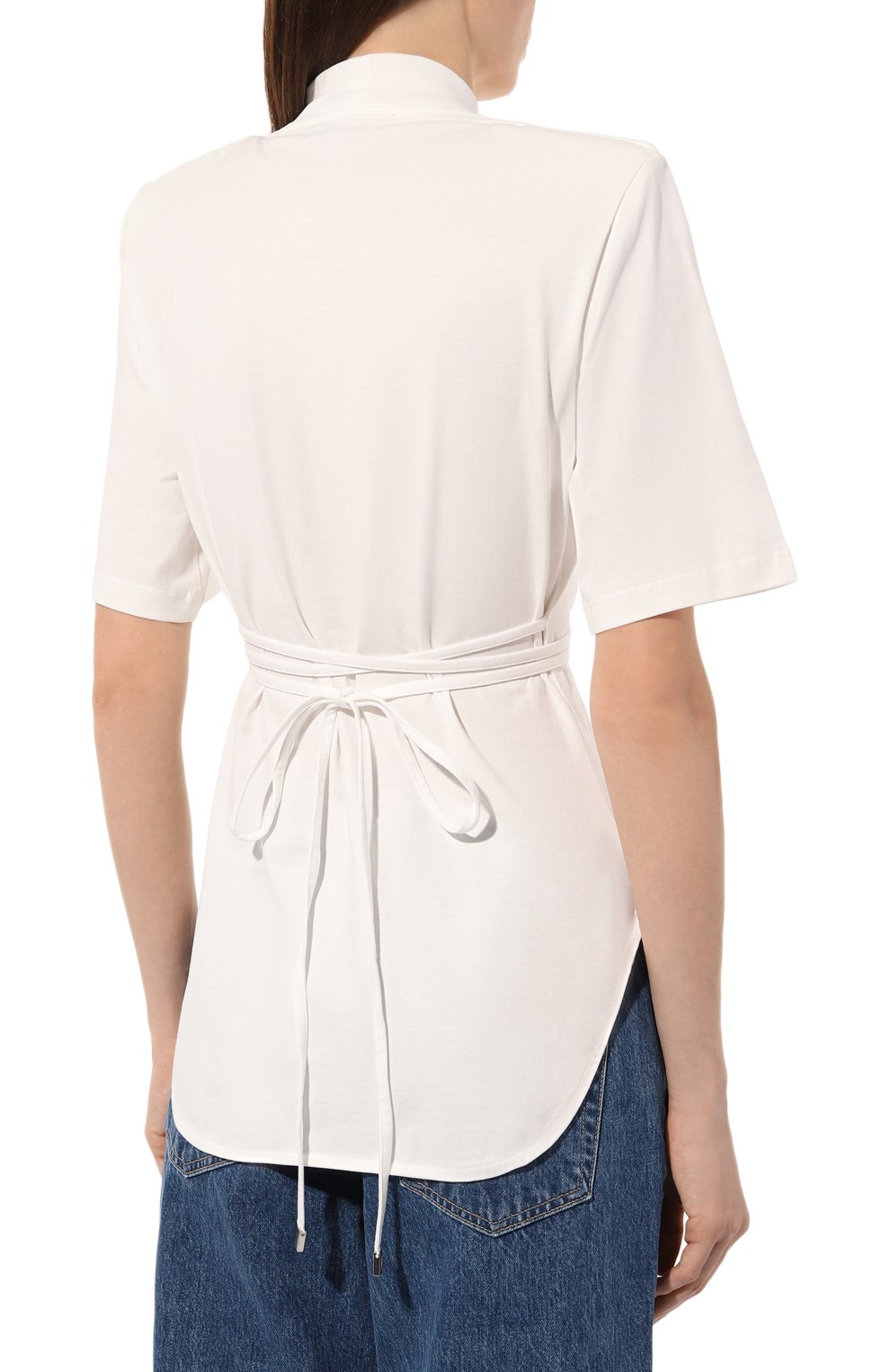 Хлопковая футболка THE ATTICO, арт. 227WCT151/J025, фото 4