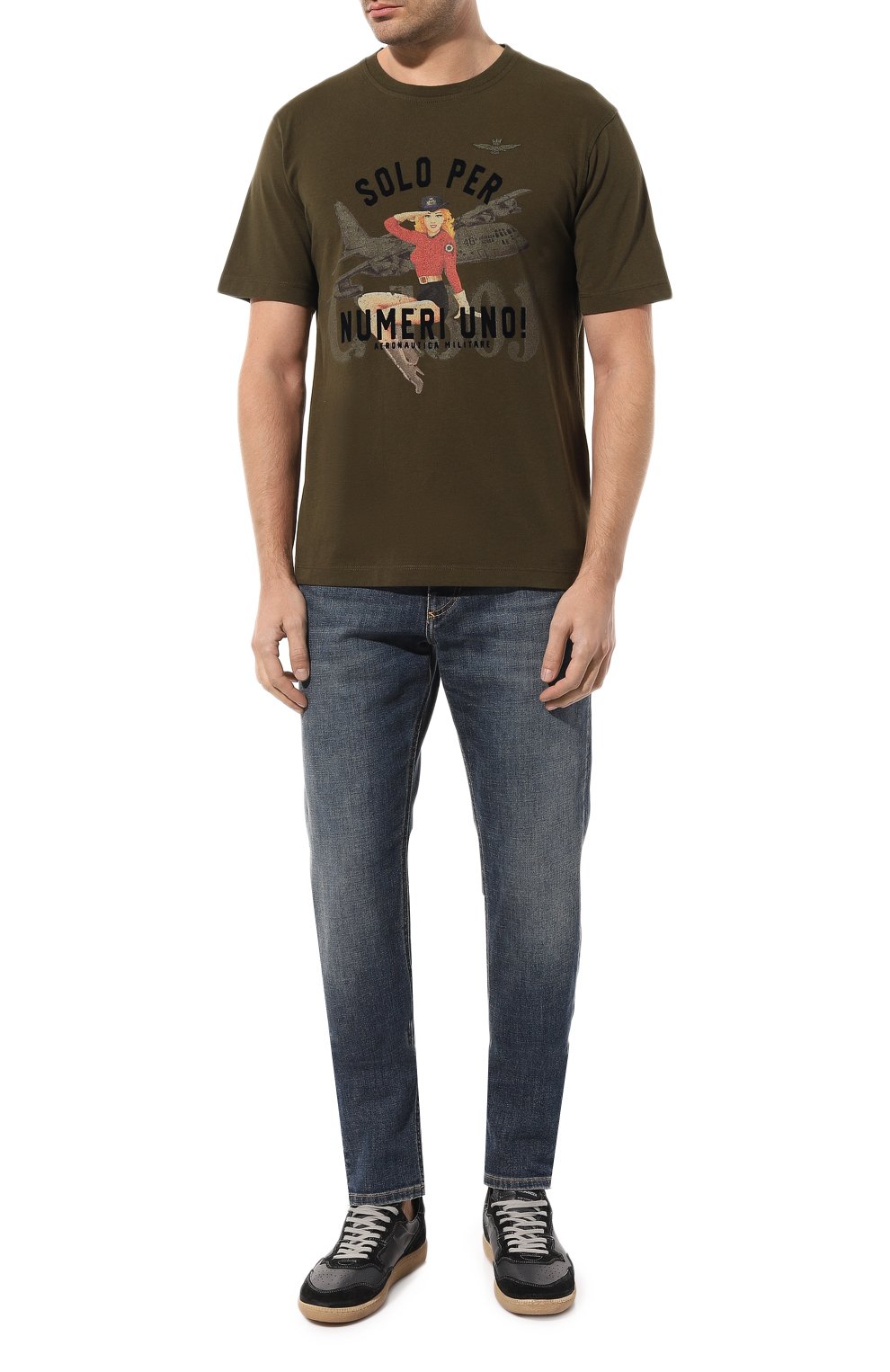 Хлопковая футболка AERONAUTICA MILITARE, арт. 232/TS2131J584, фото 2