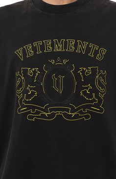 Хлопковая футболка VETEMENTS, арт. UE64TR410BY, фото 1