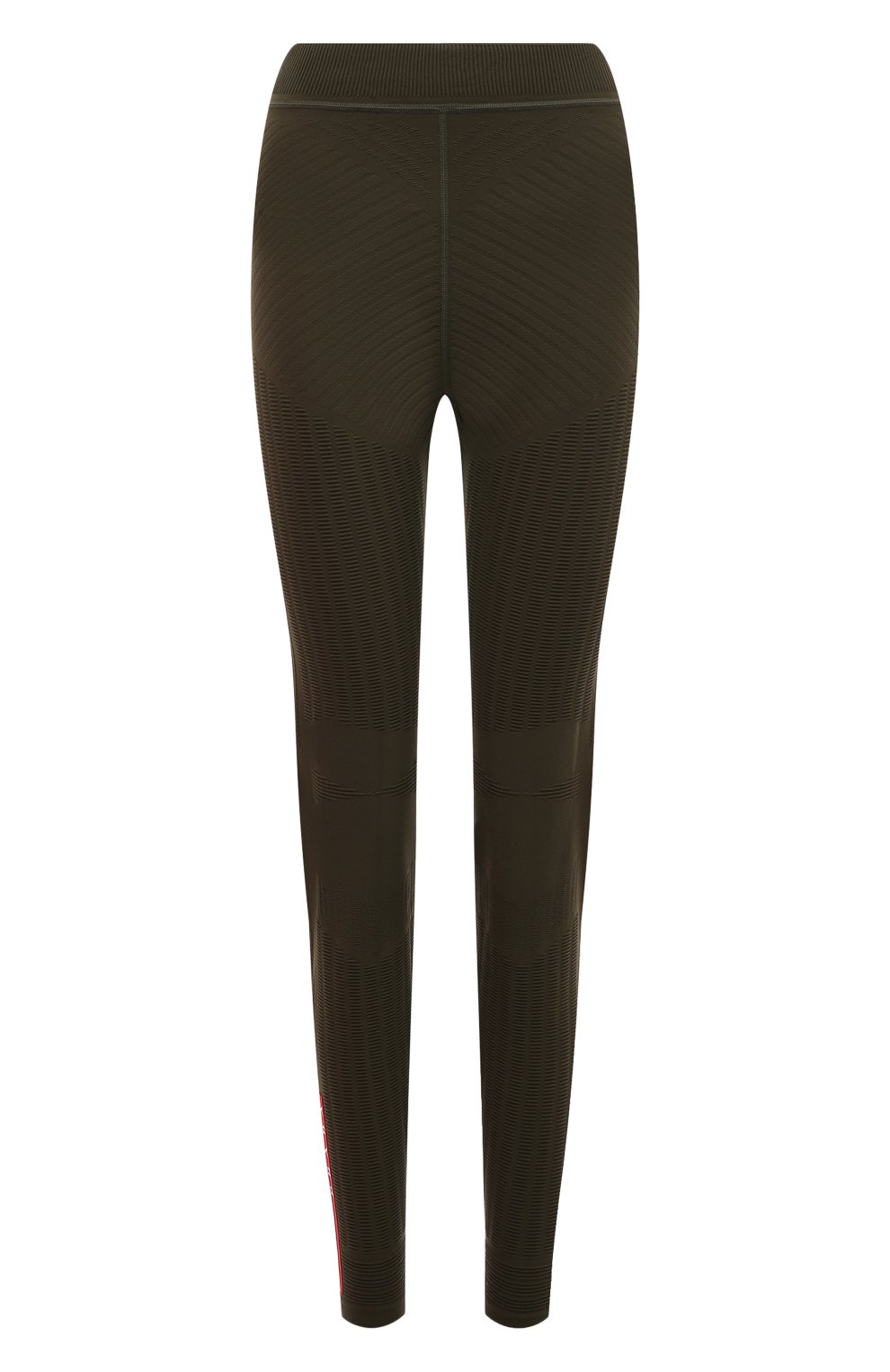 Легинсы prada linea rossa PRADA хаки цвета по цене 100000 руб., арт. 122051-1VMR-F0161-192, фото 1 Легинсы prada linea rossa PRADA, арт. 122051-1VMR-F0161-192, фото 1
