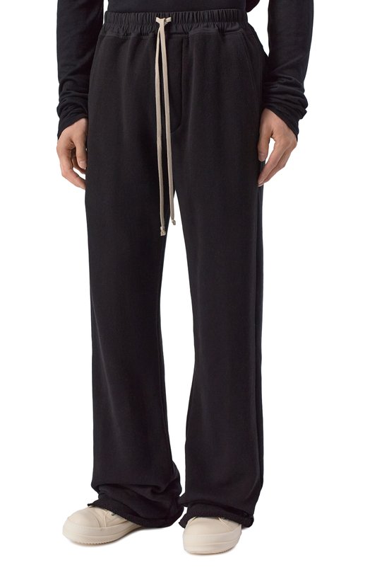 Хлопковые брюки Rick Owens RU01F2378/JNT Чёрный  RU01F2378/JNT Фото 3