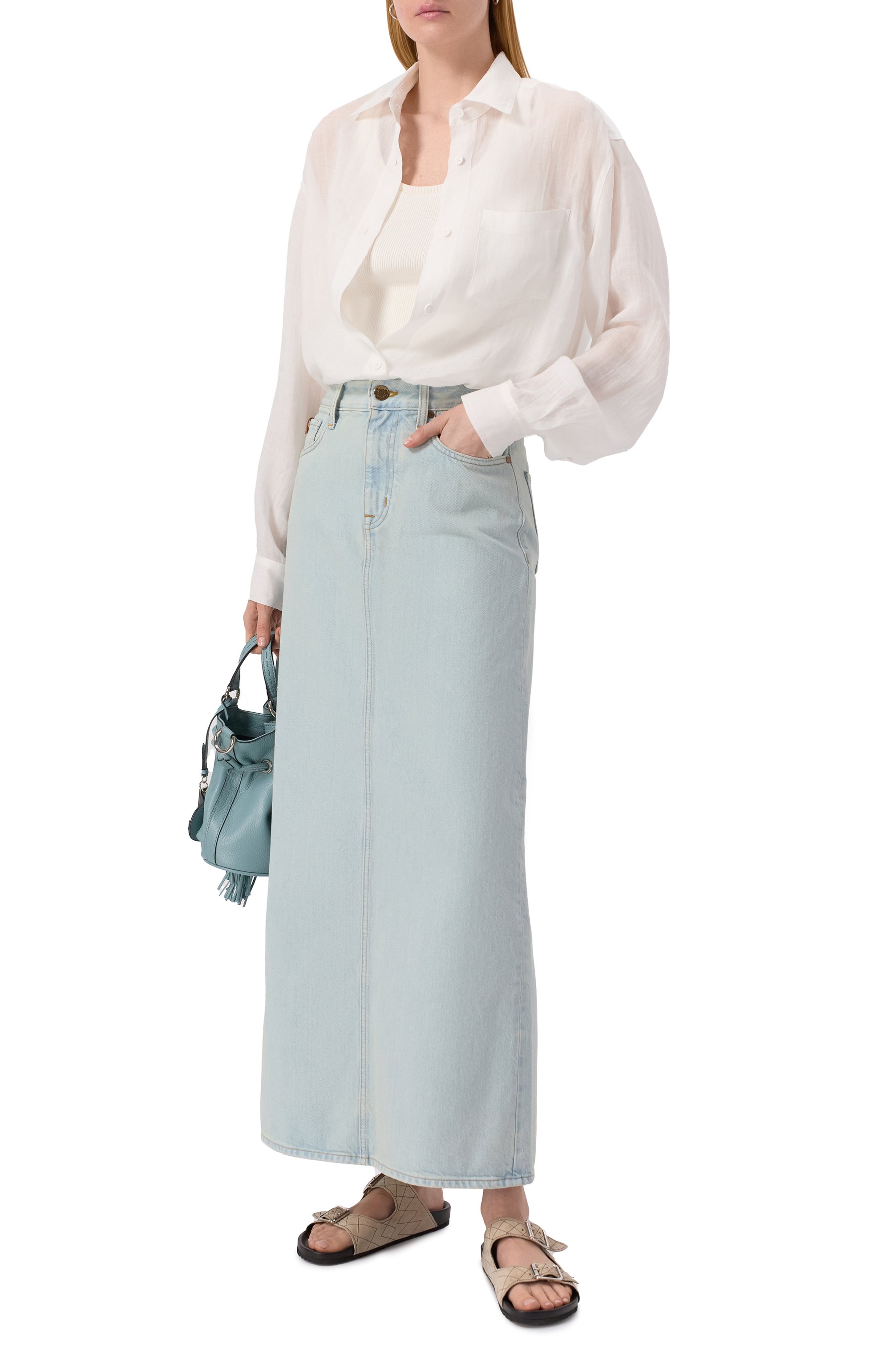 Джинсовая юбка JACOB COHEN, арт. 25E P/JDM_G0032 000 T742A B3, фото 2