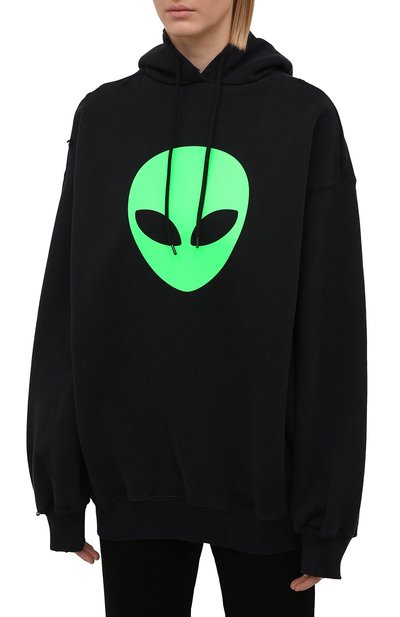 Хлопковое худи BALENCIAGA, арт. 641529/TJV95, фото 3