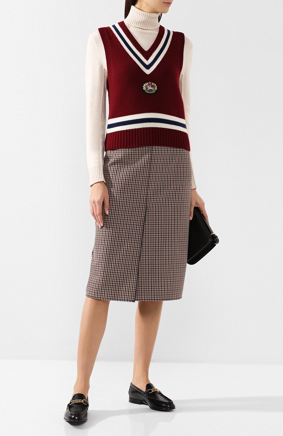 Жилет из смеси шерсти и кашемира BURBERRY, арт. 8004792, фото 2