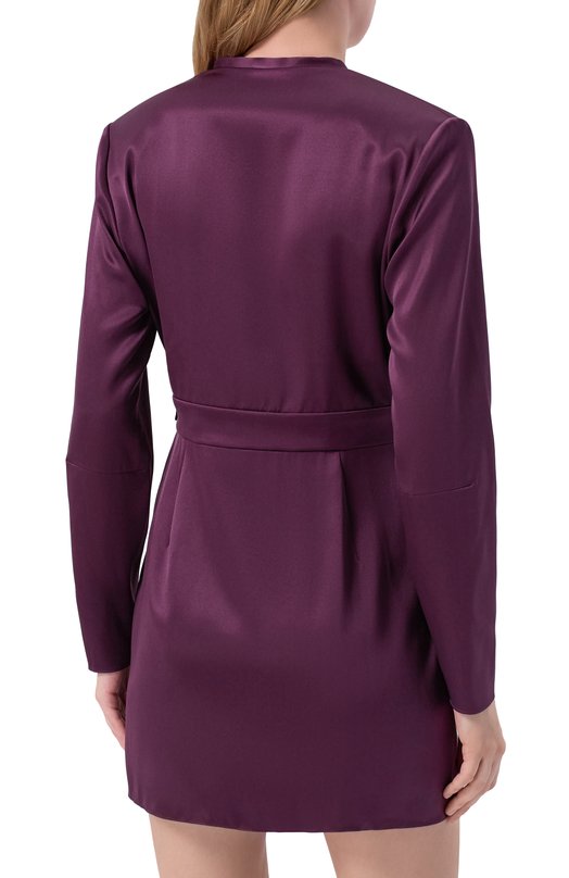 Атласное платье OLOLOL OLD361/1584.709 Фиолетовый  OLD361/1584.709 Фото 3