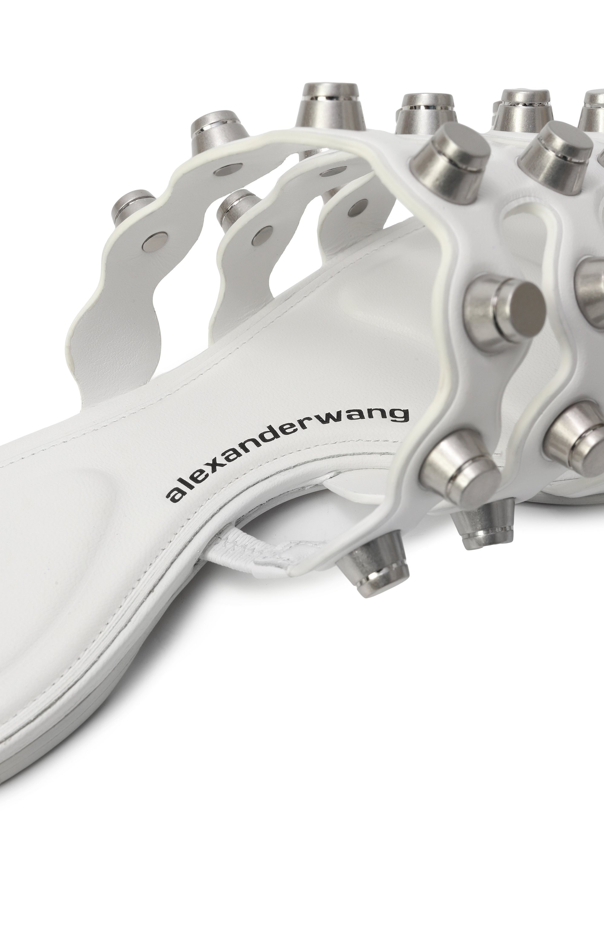 Кожаные сабо rexa cage ALEXANDER WANG, арт. 30125M014, фото 7