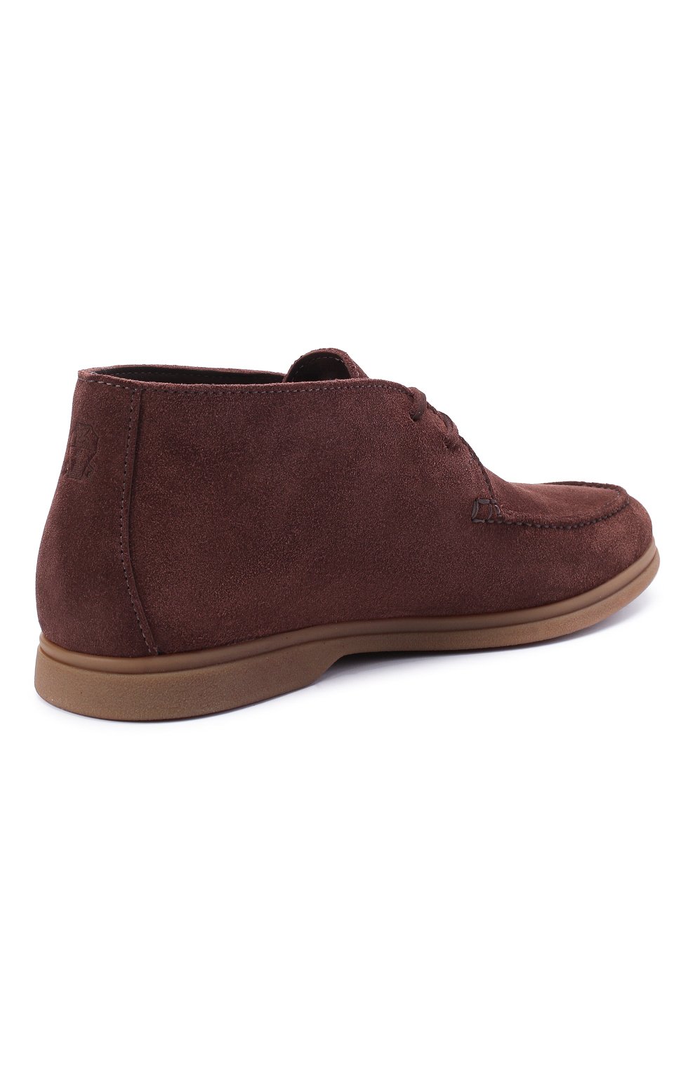 Замшевые ботинки BRUNELLO CUCINELLI коричневого цвета по цене 89150 руб., арт. MZUC0BB857, фото 4 Замшевые ботинки BRUNELLO CUCINELLI, арт. MZUC0BB857, фото 4