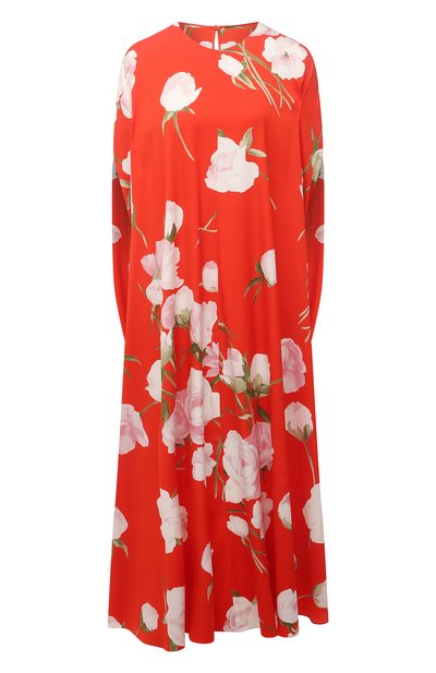 Женское шелковое платье VALENTINO, арт. VB0VAVQ26D4