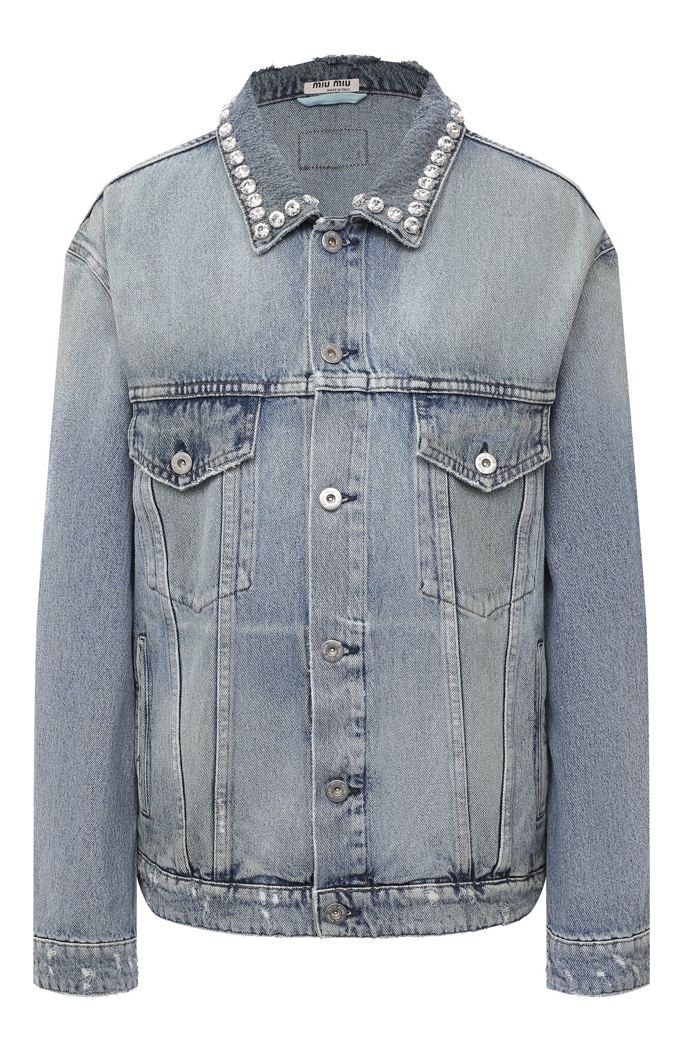 Джинсовая куртка MIU MIU, арт. GWB060-1S90-F0013, фото 1