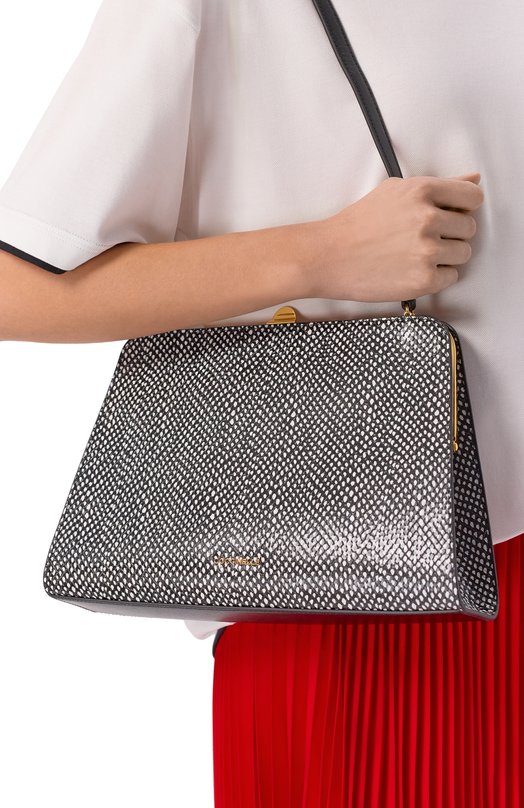 Сумка Liv Coccinelle E1 UR9 12 01 01 Чёрно-белый  E1 UR9 12 01 01 Фото 2