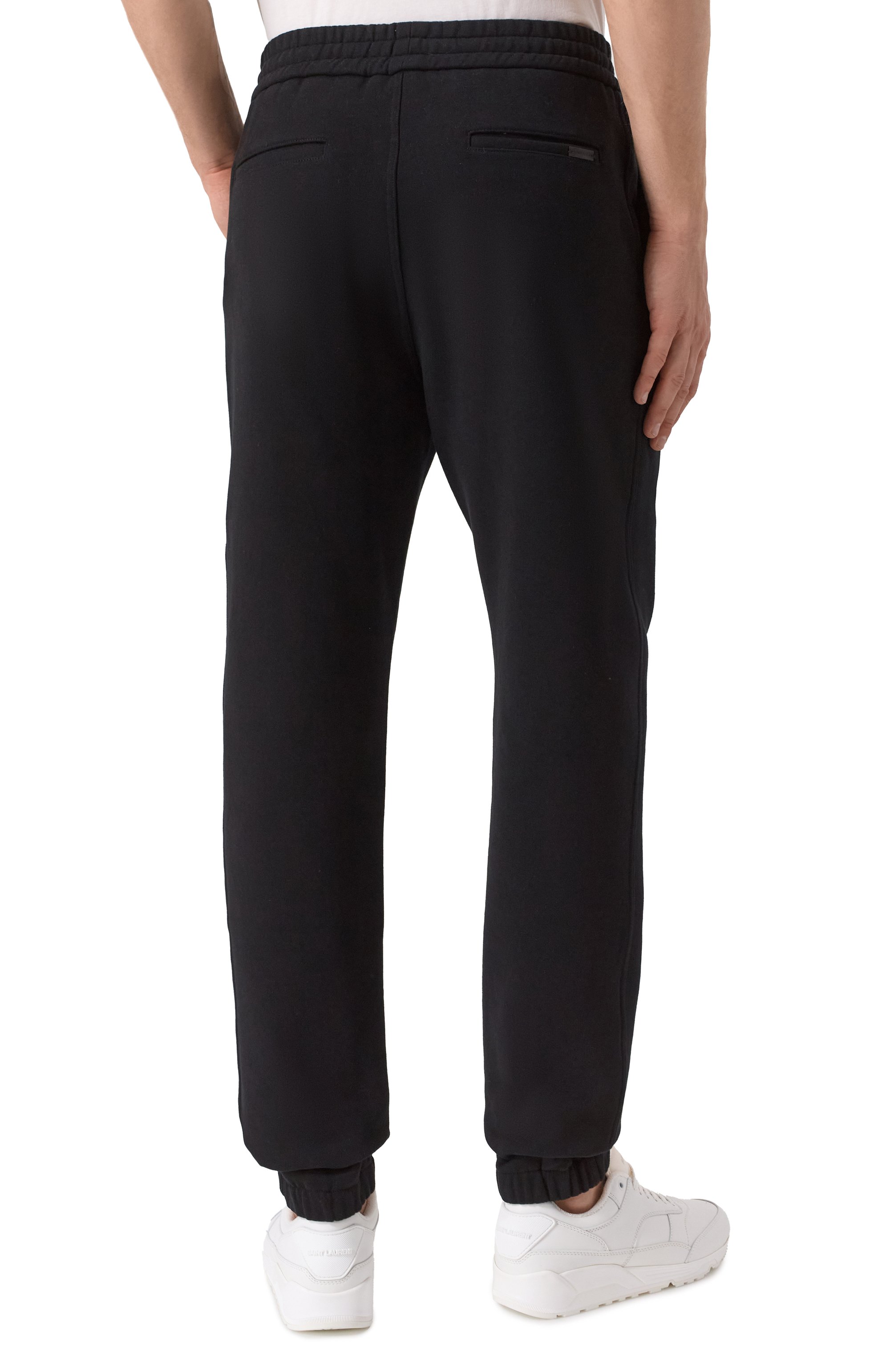 Хлопковые джоггеры SAINT LAURENT, арт. 813788/Y36SW, фото 4