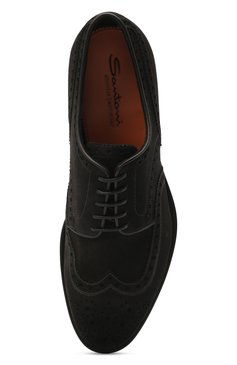 Замшевые дерби SANTONI, арт. MCC015761PC4NRVLG56, фото 1