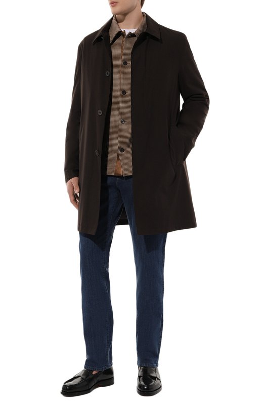 Плащ Corneliani 9435M6-9420155 Коричневый  9435M6-9420155 Фото 2