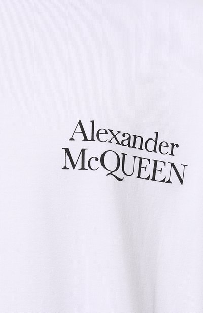 Хлопковая футболка ALEXANDER MCQUEEN, арт. 750655, фото 5