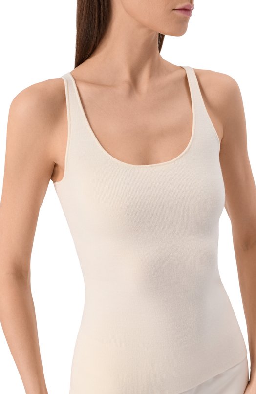 Шерстяной топ TOTEME 261-WRT0504-YA0128 Кремовый  261-WRT0504-YA0128 Фото 5