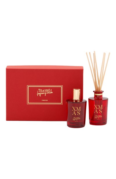 Подарочный набор xmas christmas collection mini sinfonia диффузор + спрей (100+100ml) TEATRO, арт. MINISINFS-XMTFU