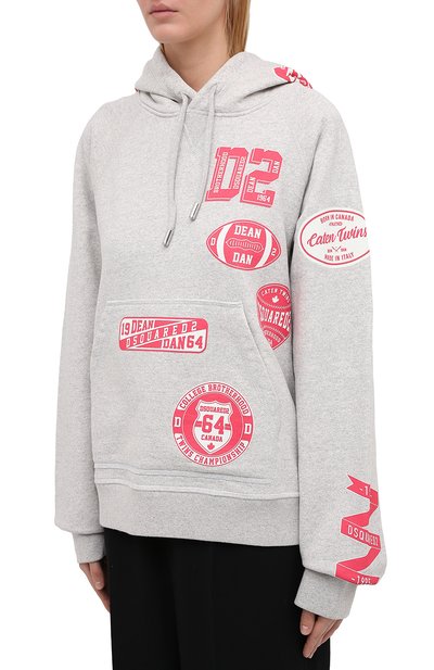 Хлопковое худи DSQUARED2, арт. S75GU0307/S25464, фото 3