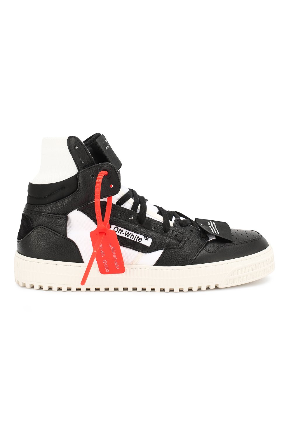 Комбинированные кеды off-court 3.0 OFF-WHITE черно-белого цвета по цене 49900 руб., арт. 0MIA065S198000161001, фото 6 Комбинированные кеды off-court 3.0 OFF-WHITE, арт. 0MIA065S198000161001, фото 6