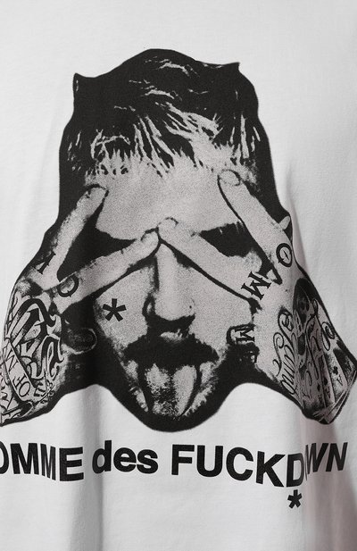 Хлопковая футболка COMME DES FUCKDOWN, арт. CDFU2441, фото 5