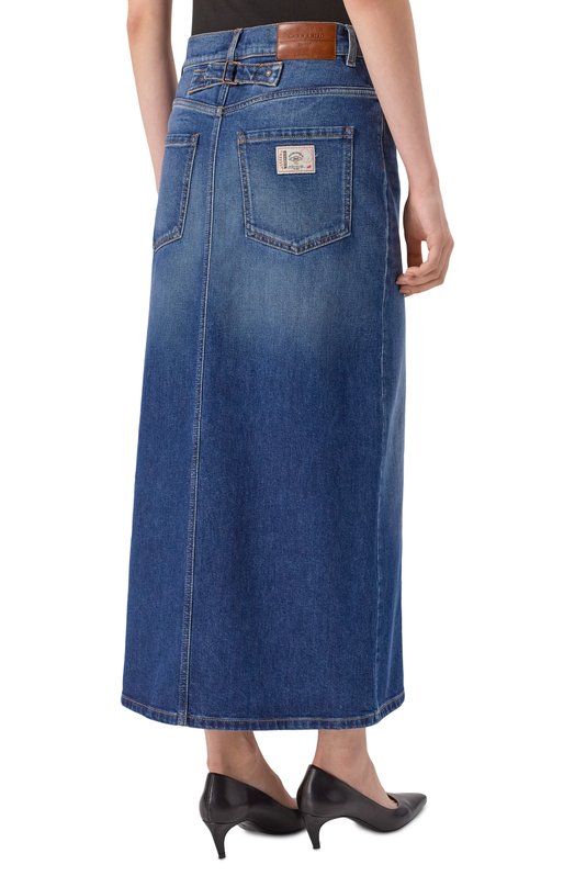 Джинсовая юбка Weekend Max Mara ZARELIA Синий  ZARELIA Фото 4