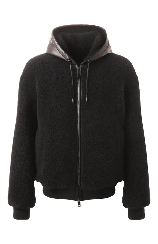 Бомбер из кашемира и шелка MVST TXECK-ES4390/LC1637 Чёрный TXECK-ES4390/LC1637