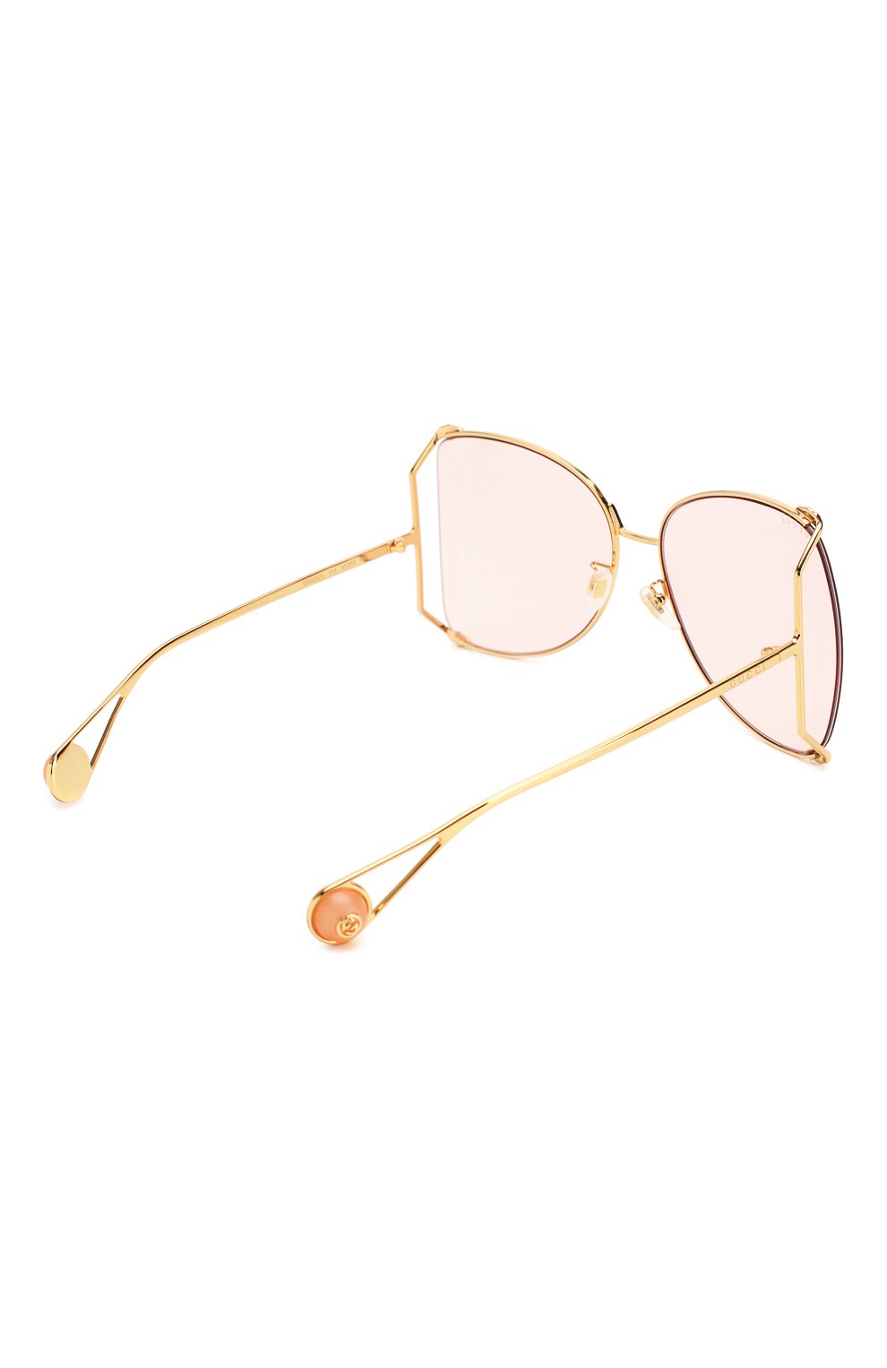Солнцезащитные очки GUCCI розового цвета по цене 38200 руб., арт. GG0252 014, фото 4 Солнцезащитные очки GUCCI, арт. GG0252 014, фото 4