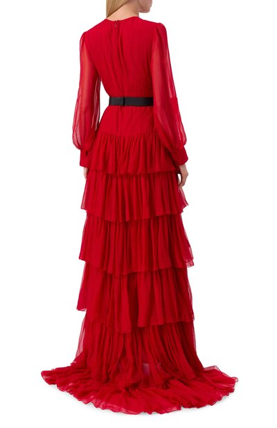 Шелковое платье VALENTINO, арт. 6B0VDL30/2UP, фото 4