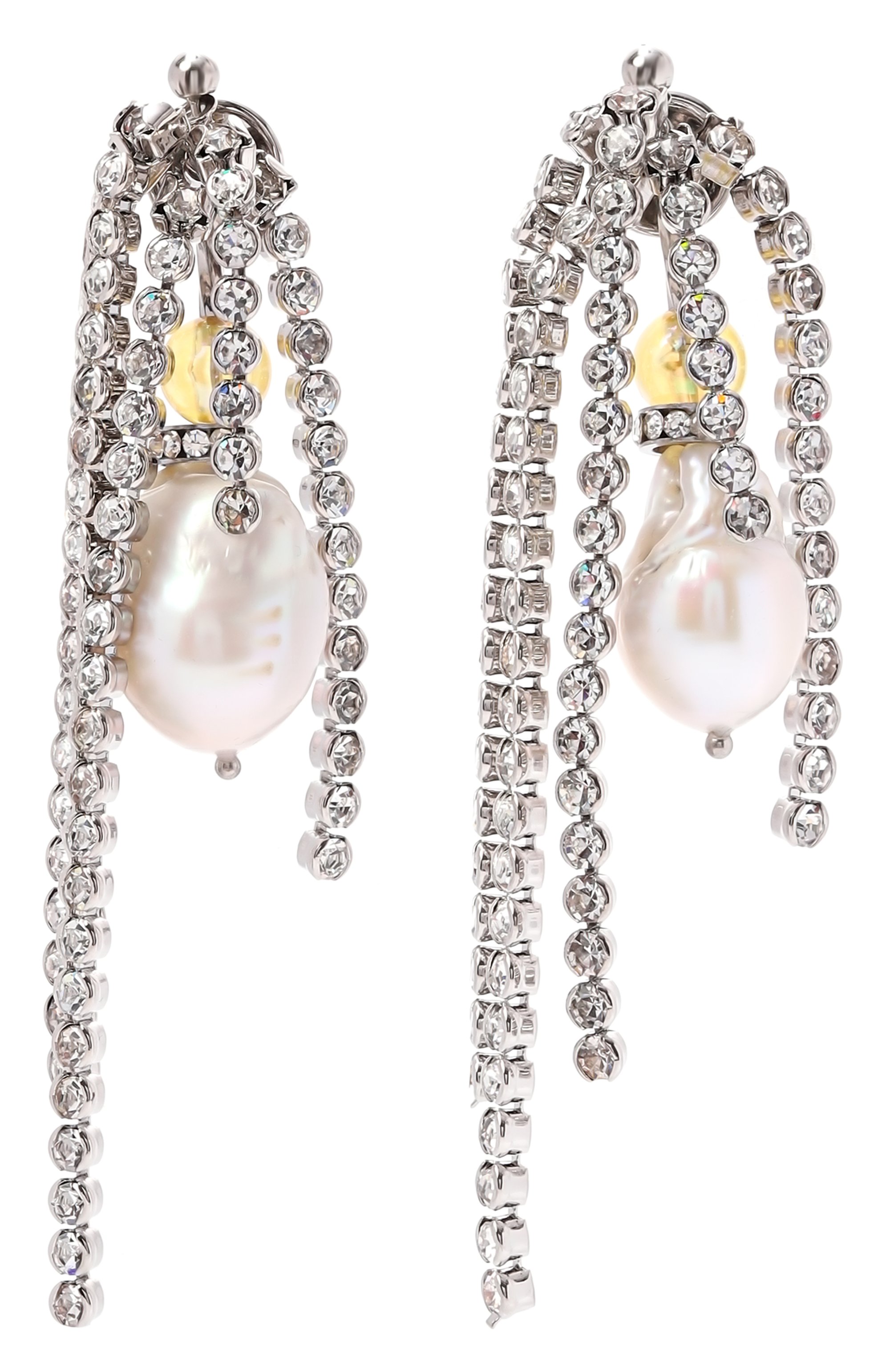 Серьги DRIES VAN NOTEN серебряного цвета по цене 59850 руб., арт. 018255/0054, фото 1 Серьги DRIES VAN NOTEN, арт. 018255/0054, фото 1