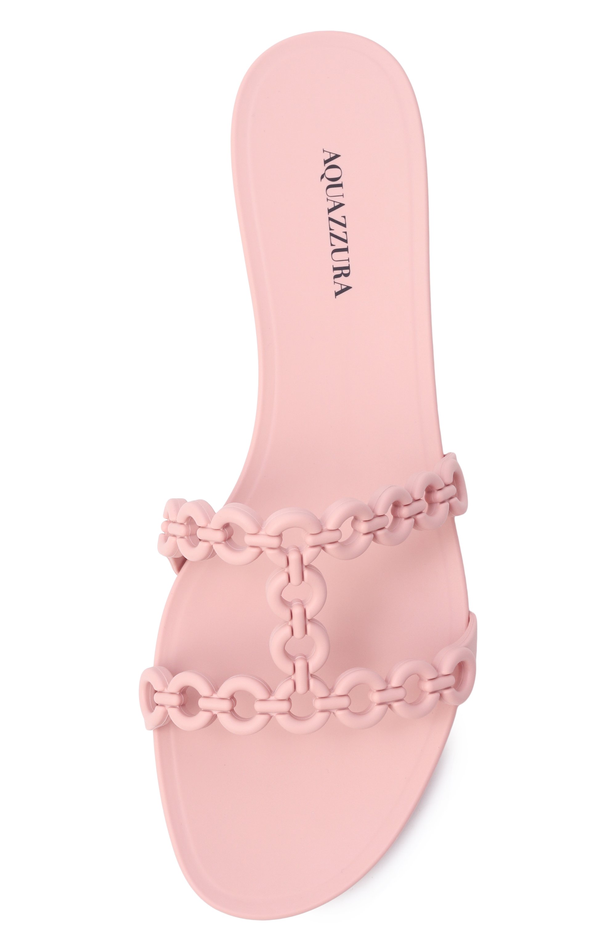Шлепанцы infinity chain AQUAZZURA, арт. ICJFLAS0-JLY-MDP, фото 6