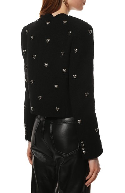 Шерстяной жакет SAINT LAURENT, арт. 686537/Y3C73, фото 4