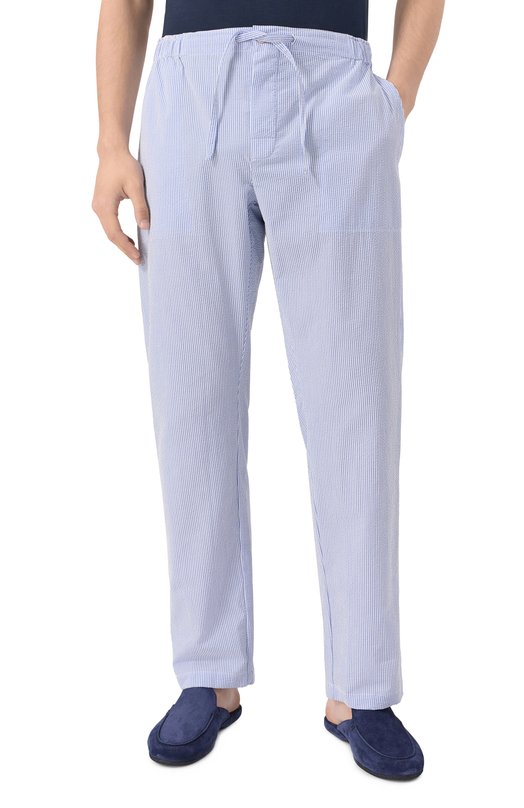 Хлопковые брюки Roberto Ricetti PATASCA/0R034042 Голубой  PATASCA/0R034042 Фото 3